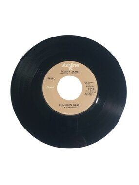 Sonny James Running Bear Only The Lonely 7 Inch Vinyl Record Stereo Capitol 6145